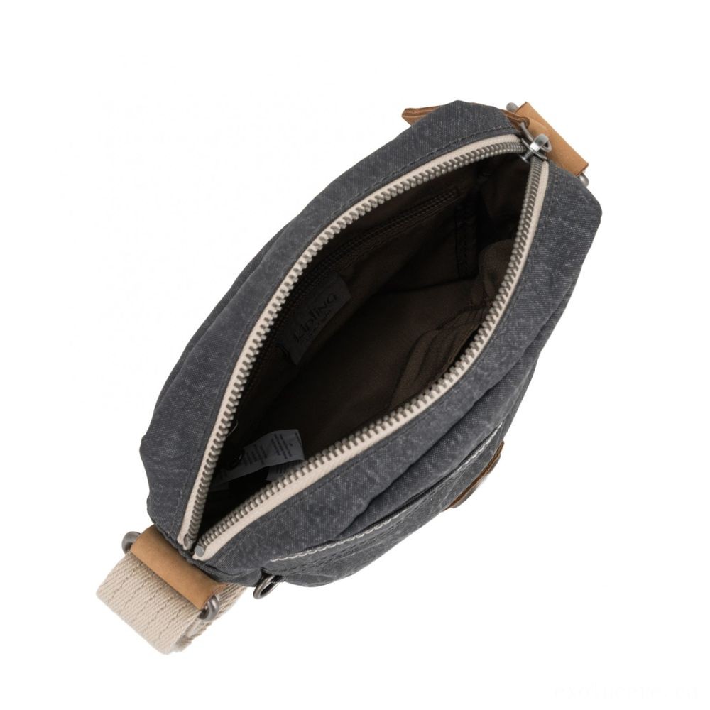 Kipling HISA Small Crossbody bag along with frontal magneic wallet Informal Grey
