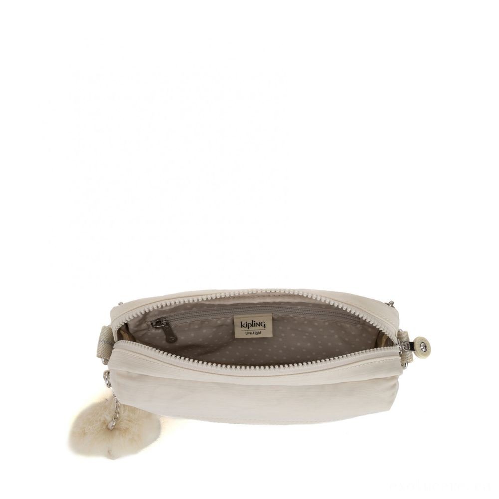 50% Off - Kipling HALIMA Small 2-in-1 Waistbag and Crossbody Dazz White. - Boxing Day Blowout:£17