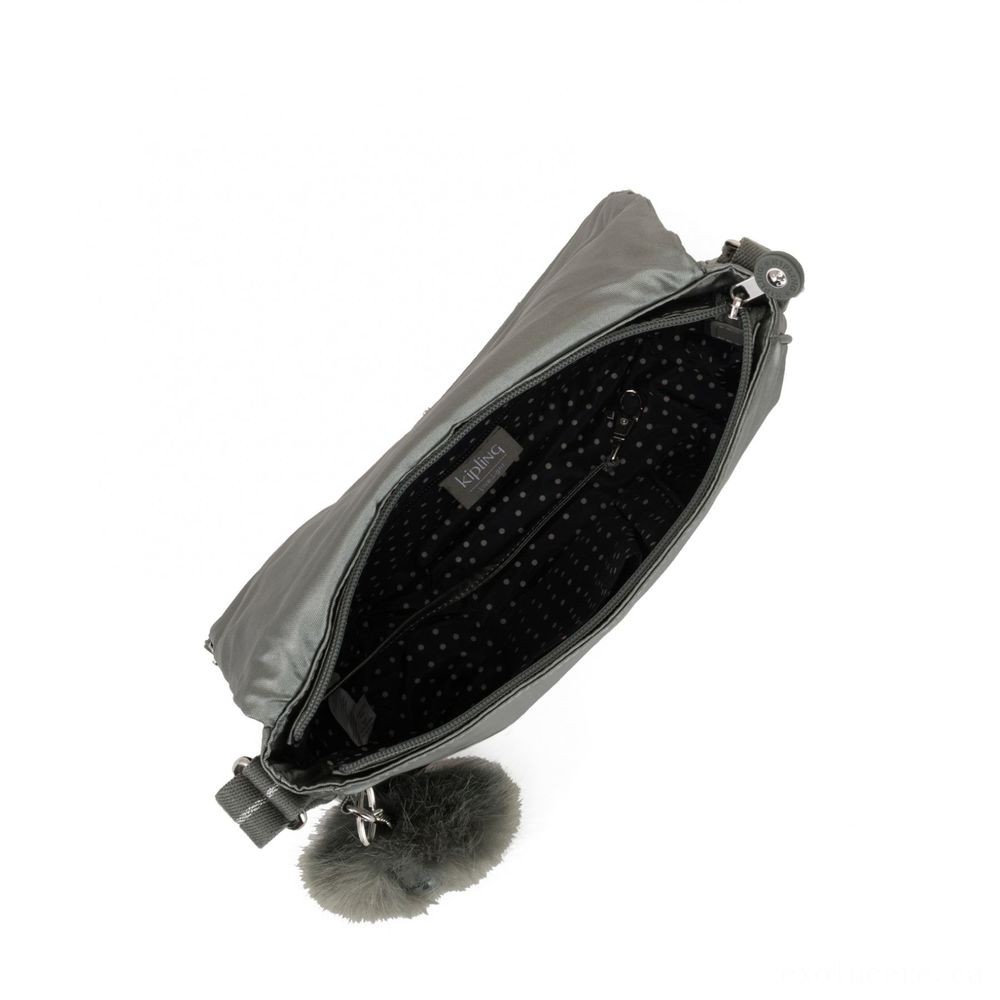 Click Here to Save - Kipling EARTHBEAT S Small Cross Body System Handbag Metallic Stony. - Surprise:£18[cobag5403li]