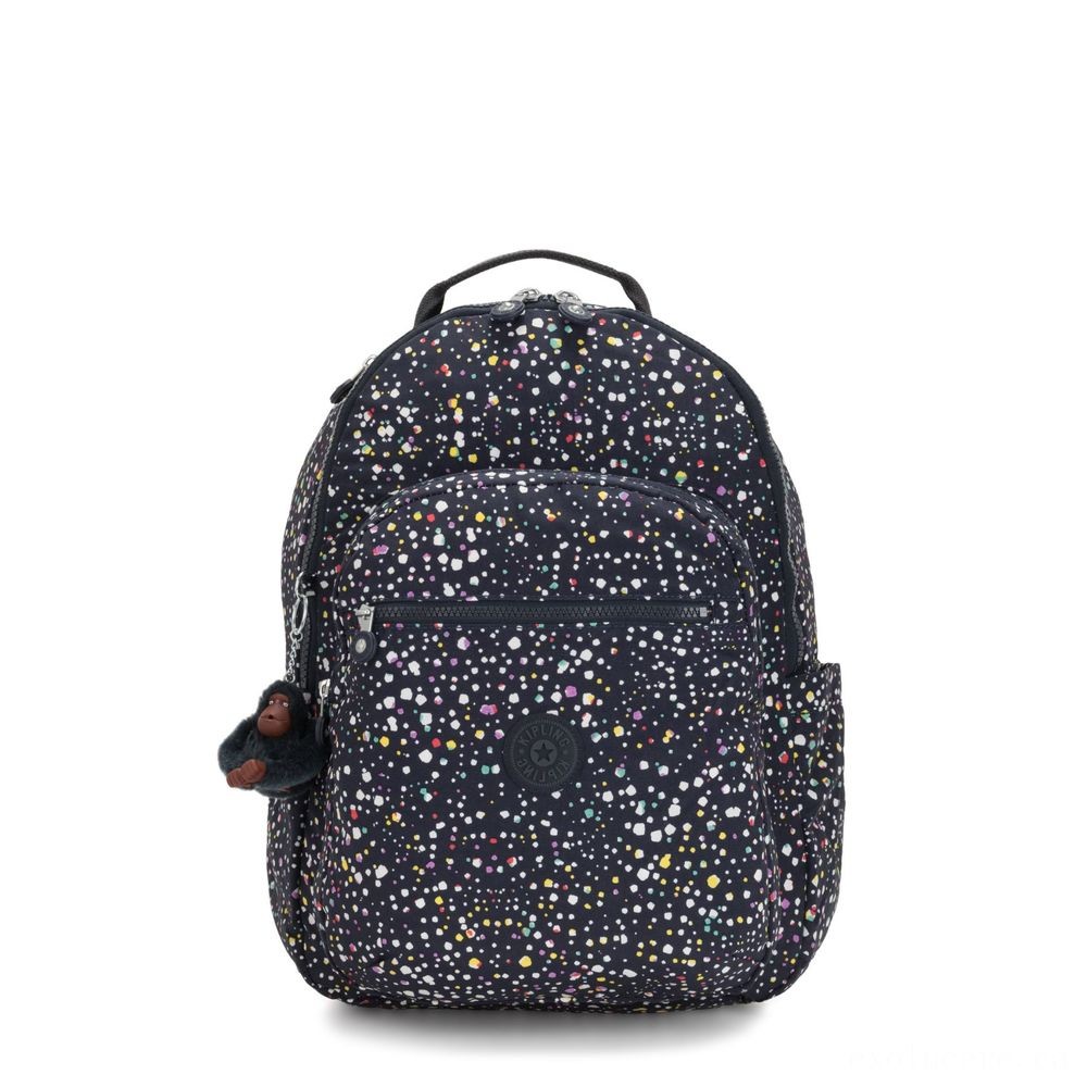 Year-End Clearance Sale - Kipling SEOUL Sizable Knapsack along with Notebook Protection Happy Dot Publish. - Mother's Day Mixer:£43