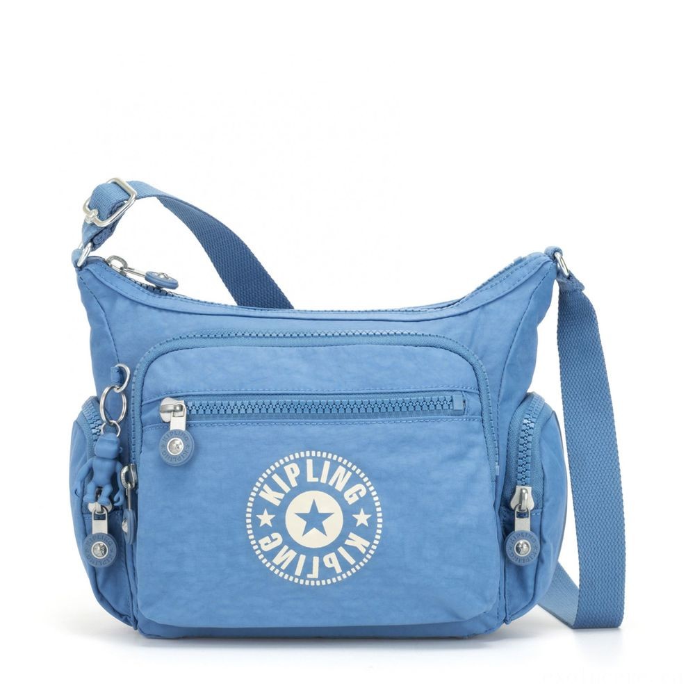 Kipling GABBIE S Crossbody Bag along with Phone Chamber Dynamic Blue.