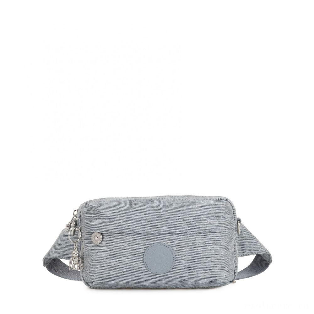 Doorbuster Sale - Kipling HALIMA Small 2-in-1 Waistbag and Crossbody Cool Jeans. - Surprise:£19[labag5415ma]
