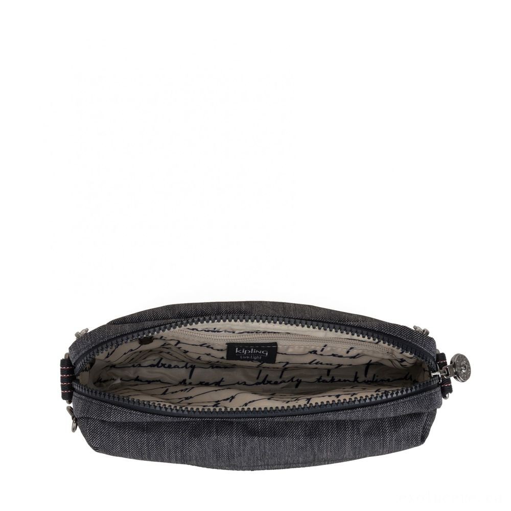 Doorbuster Sale - Kipling HALIMA Small 2-in-1 Waistbag and also Crossbody Active Denim. - One-Day:£18