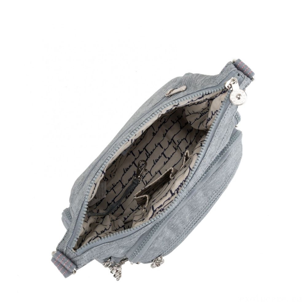 VIP Sale - Kipling GABBIE S Little Crossbody Bag with multiple areas Cool Denim<br>. - Surprise:£20[hobag5422ua]