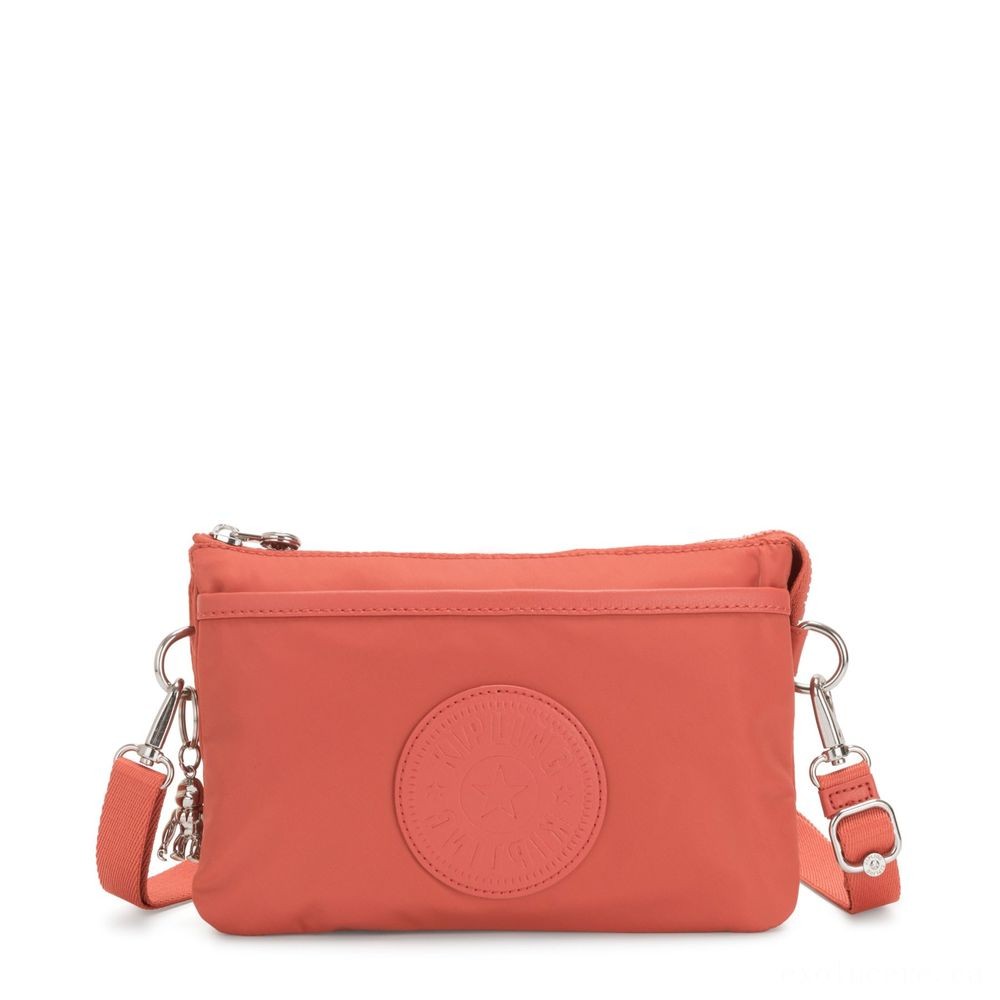 Cyber Monday Sale - Kipling RIRI Small Cross-Body Bag Soft Orange. - Bonanza:£30