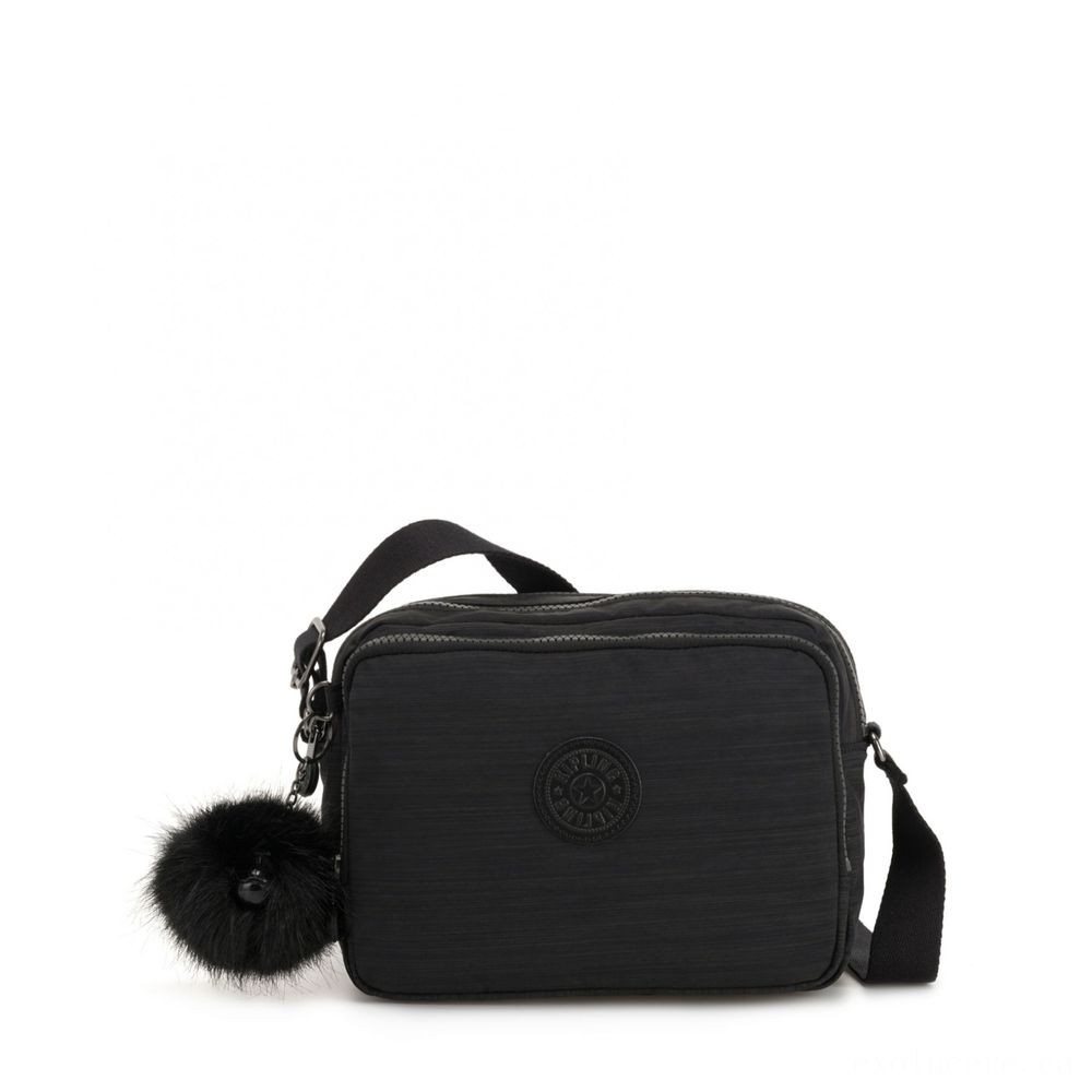 Mother's Day Sale - Kipling SILEN Small Across Body System Handbag True Dazz Black. - Halloween Half-Price Hootenanny:£47[gabag5445wa]