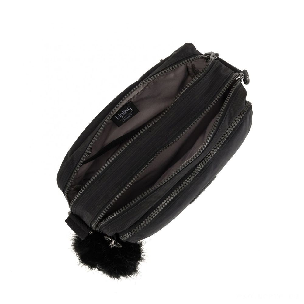Mother's Day Sale - Kipling SILEN Small Across Body System Handbag True Dazz Black. - Halloween Half-Price Hootenanny:£47[gabag5445wa]