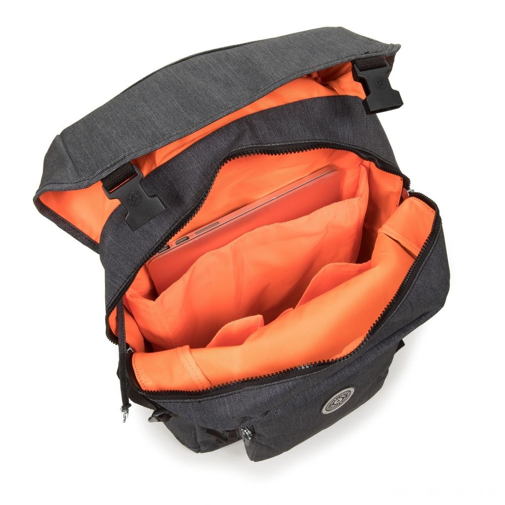 Kipling YANTIS REFLECTIVE Sizable knapsack along with reflective textile and laptop security Reflective Peppery.