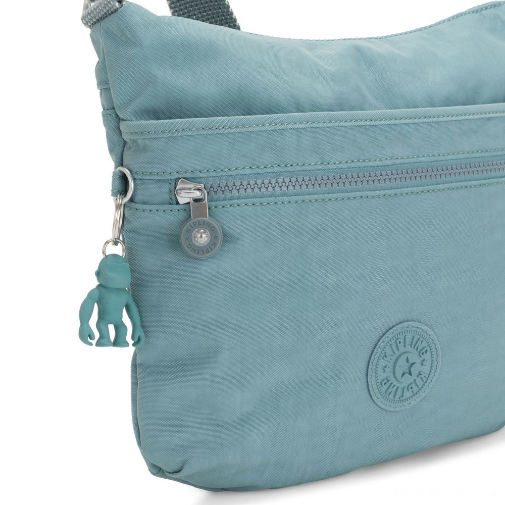 Kipling ARTO Shoulder Bag Around Body System Aqua Freeze.