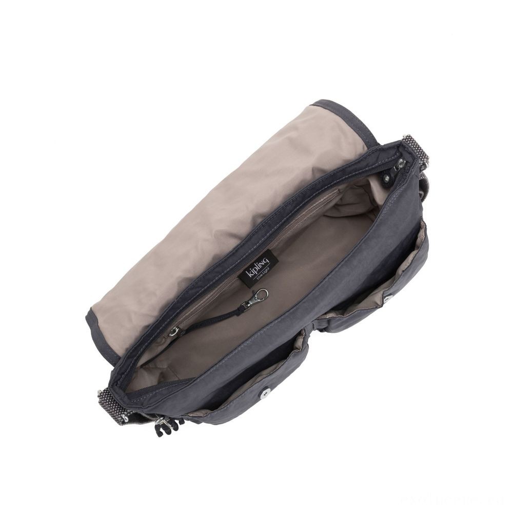 Kipling IKIN Tool Carrier Crossbody Bag Night Grey