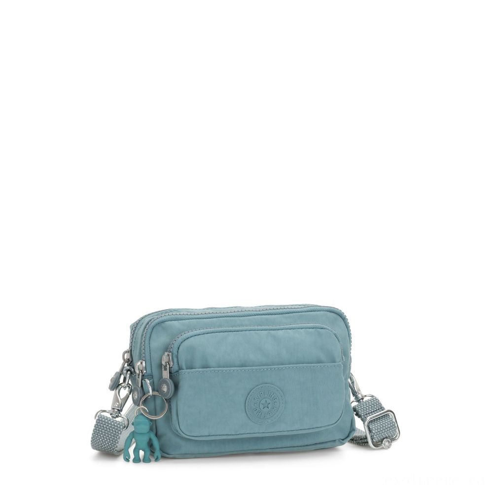 Back to School Sale - Kipling MULTIPLE Waistline Bag Convertible to Purse Water Frost. - Steal:£16