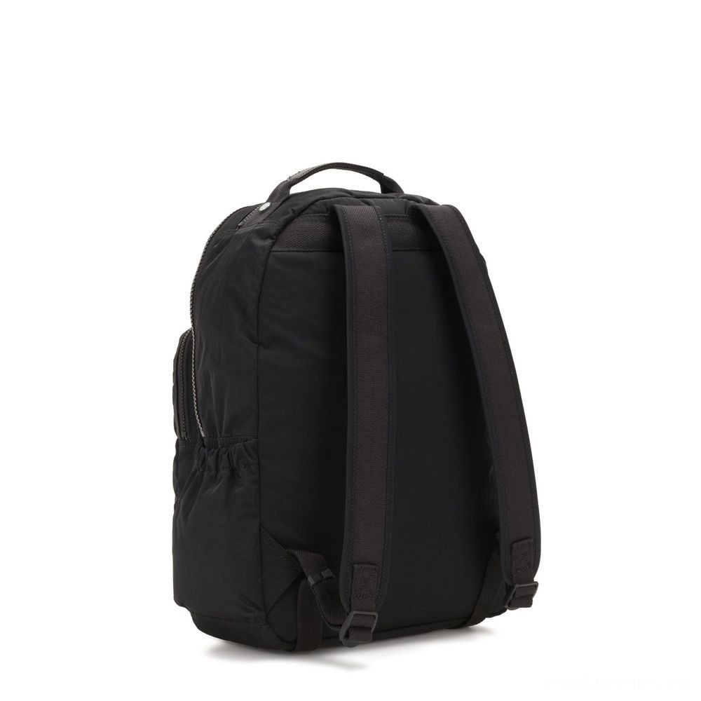 Kipling SEOUL GO Huge backpack with laptop computer protection Brave Black