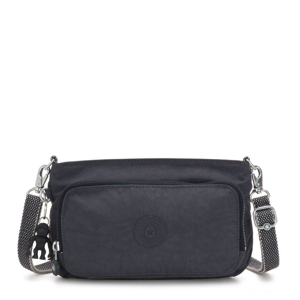 Kipling MYRTE Small 2 in 1 Crossbody and also Pouch Night Grey.