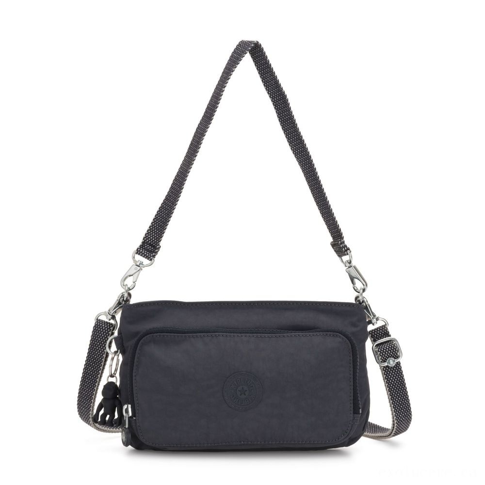 Late Night Sale - Kipling MYRTE Small 2 in 1 Crossbody as well as Pouch Evening Grey. - Blowout:£21[libag5478nk]