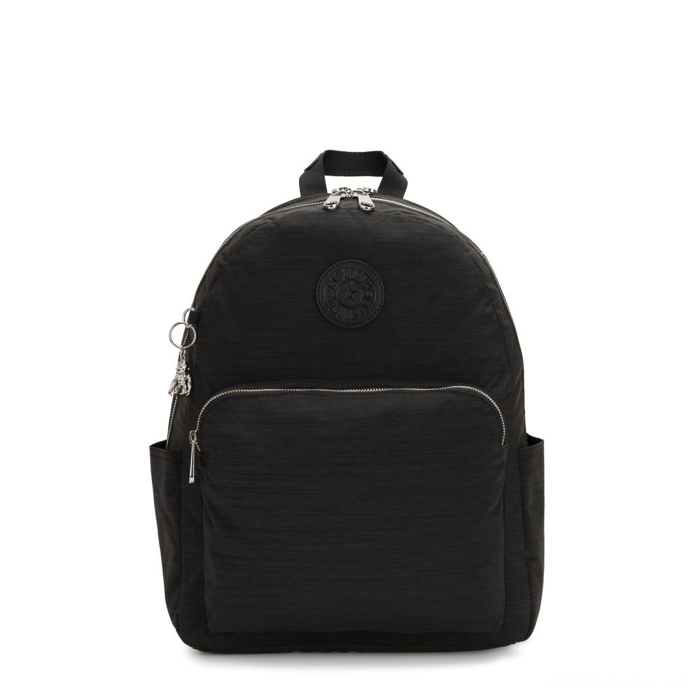 Kipling CITRINE Large Backpack with Laptop/Tablet Compartment Black Dazz.