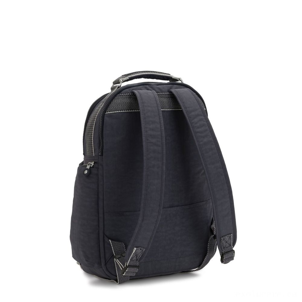 Kipling OSHO Huge backpack along with organsiational wallets Evening Grey.