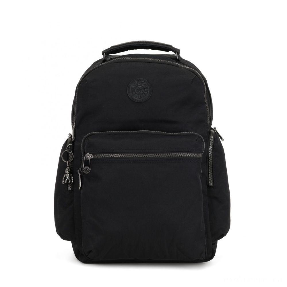 Kipling OSHO Big backpack along with organsiational wallets Abundant Black.