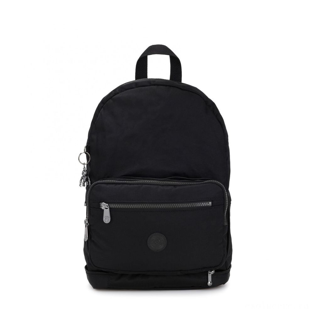 50% Off - Kipling NIMAN FOLD Foldable Backpack Rich Black. - Thanksgiving Throwdown:£48