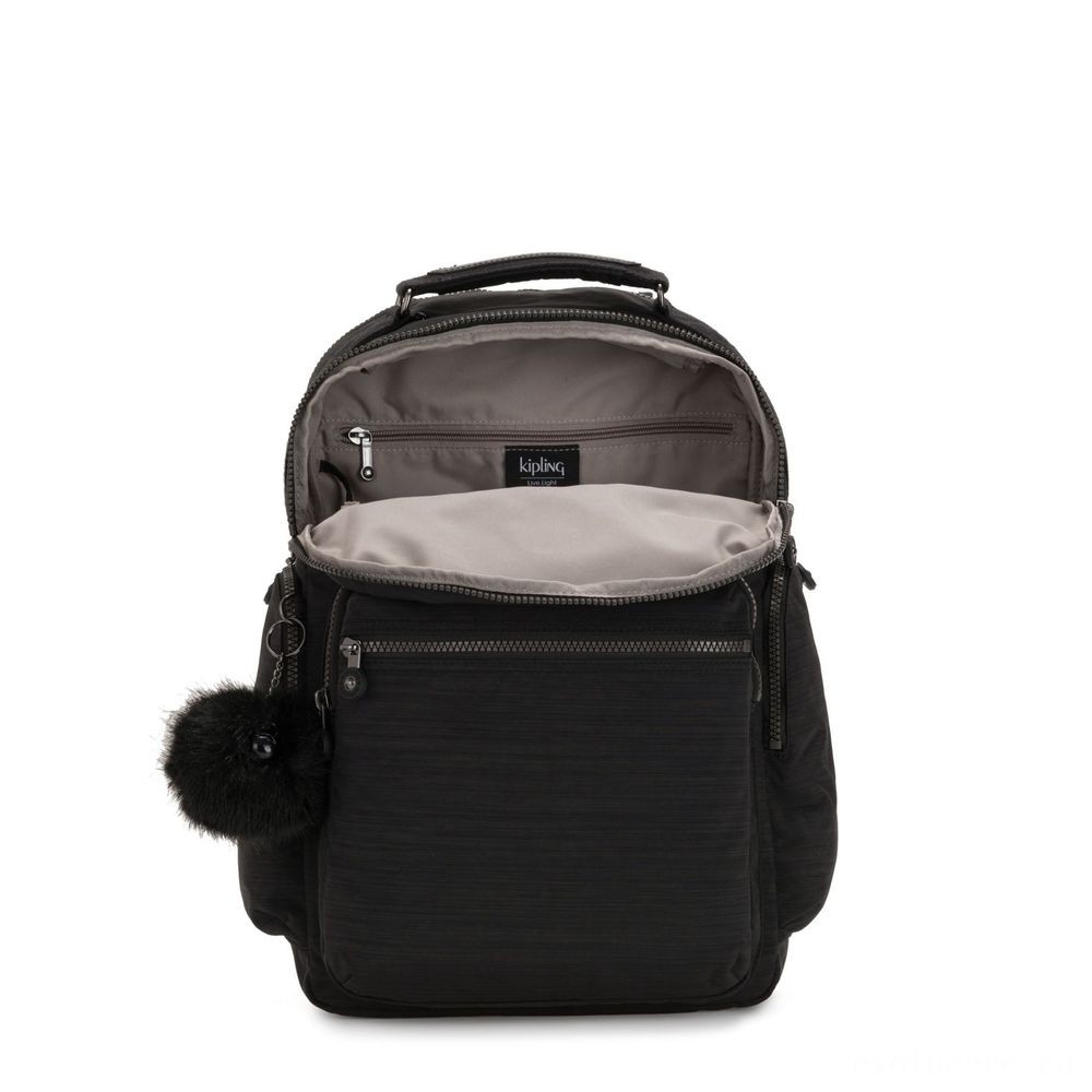 Kipling OSHO Sizable knapsack with organsiational pockets Real Fantastic Black.