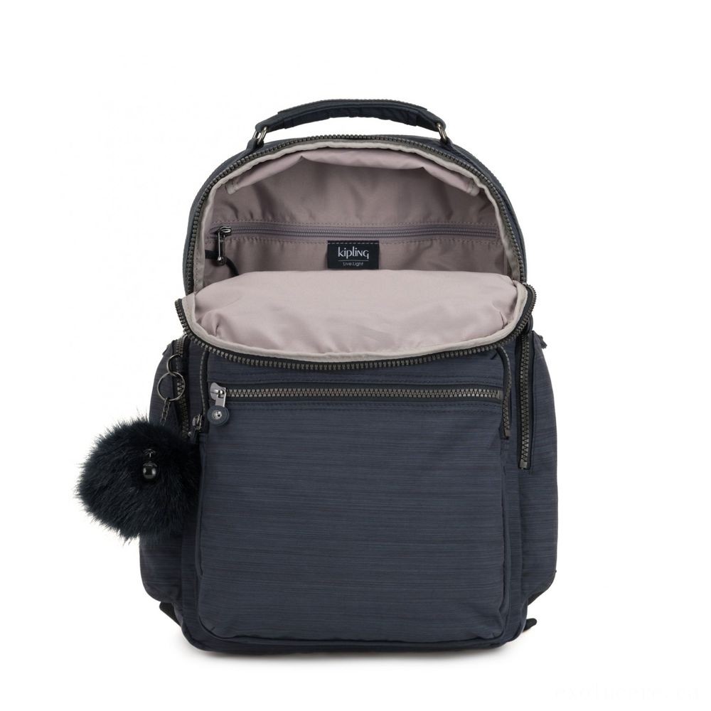 Kipling OSHO Huge backpack along with organsiational pockets True Dazz Navy.
