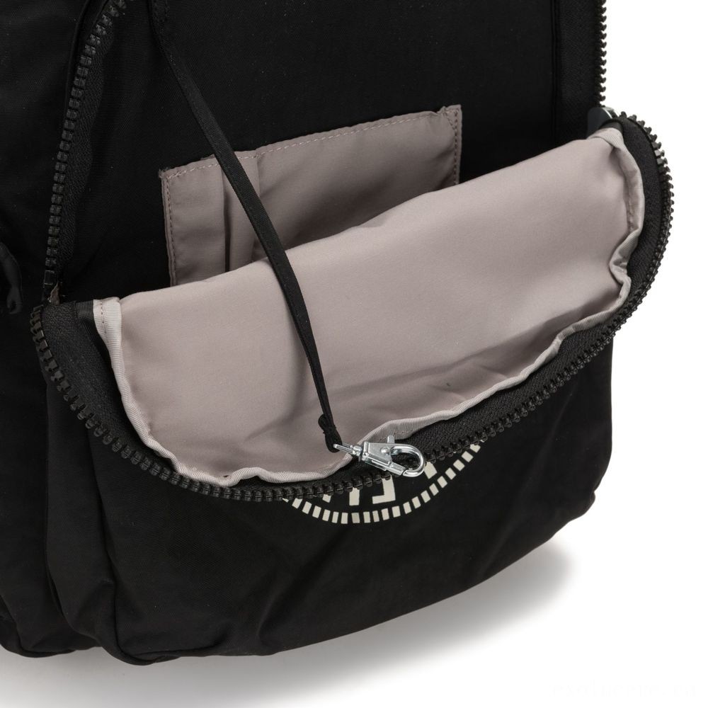 Kipling SEOUL Water Repellent Knapsack with Laptop Pc Area Lively African-american.