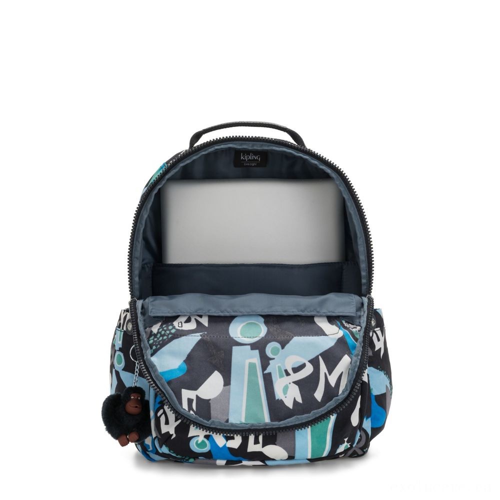 Kipling SEOUL Large Backpack with Laptop Pc Protection Impressive Boys.