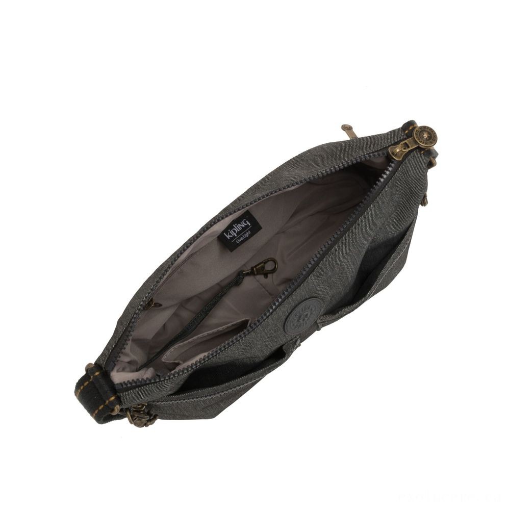Back to School Sale - Kipling IZELLAH Tool All Over Body Handbag Black Indigo - Steal-A-Thon:£31