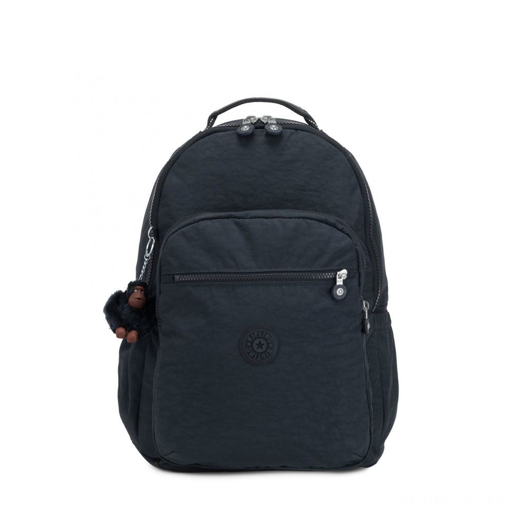 Loyalty Program Sale - Kipling SEOUL GO Large Bag with Laptop Protection True Navy. - Winter Wonderland Weekend Windfall:£43[sabag5553nt]