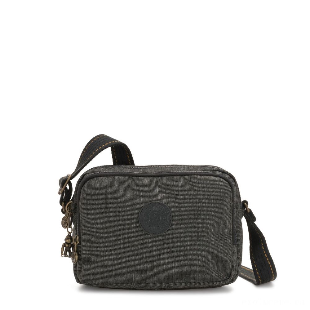 Hurry, Don't Miss Out! - Kipling SILEN Small Around Physical Body Shoulder Bag Black Indigo. - Super Sale Sunday:£31