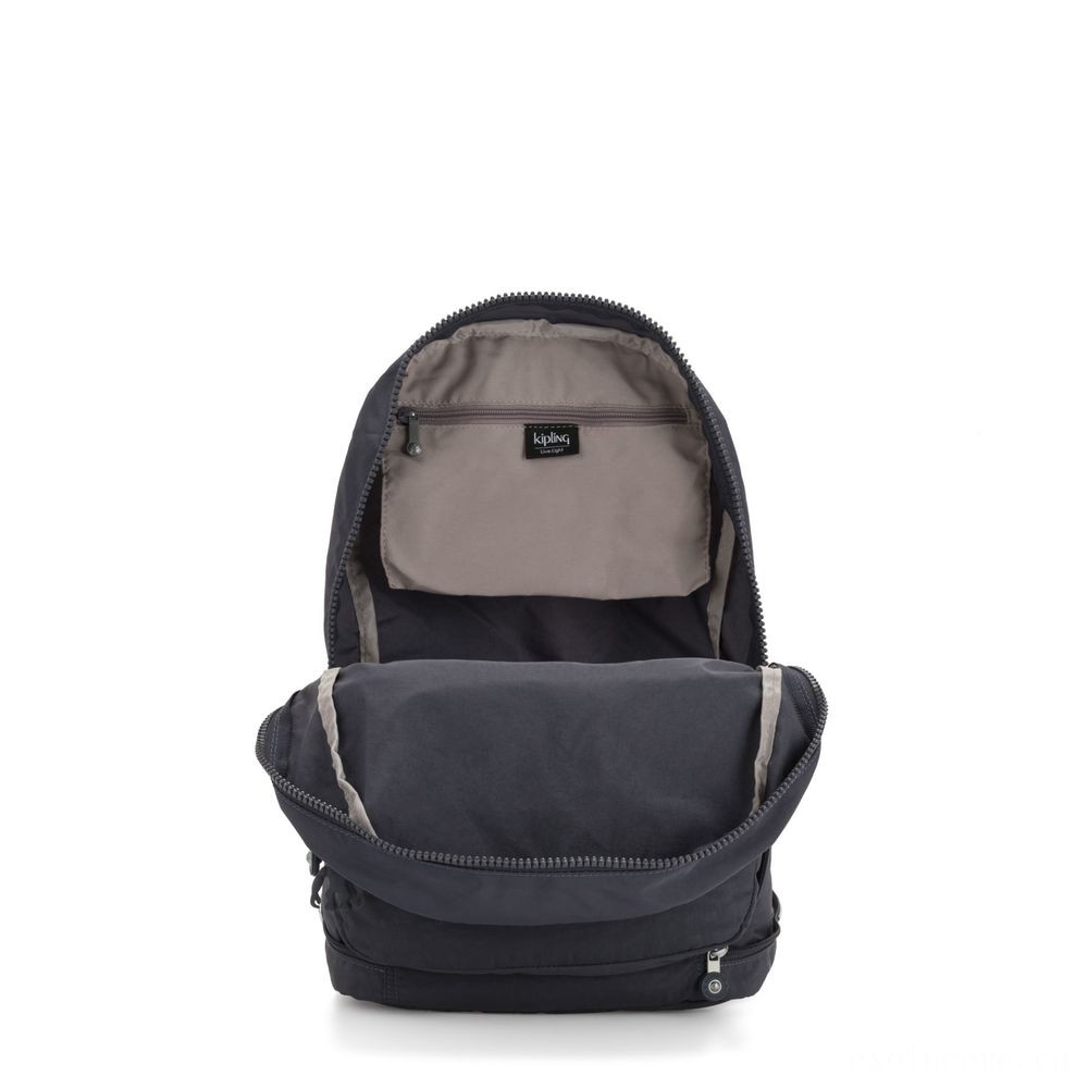 Kipling Standard NIMAN CREASE 2-In-1 Convertible Crossbody Bag as well as Backpack Night Grey Nc.