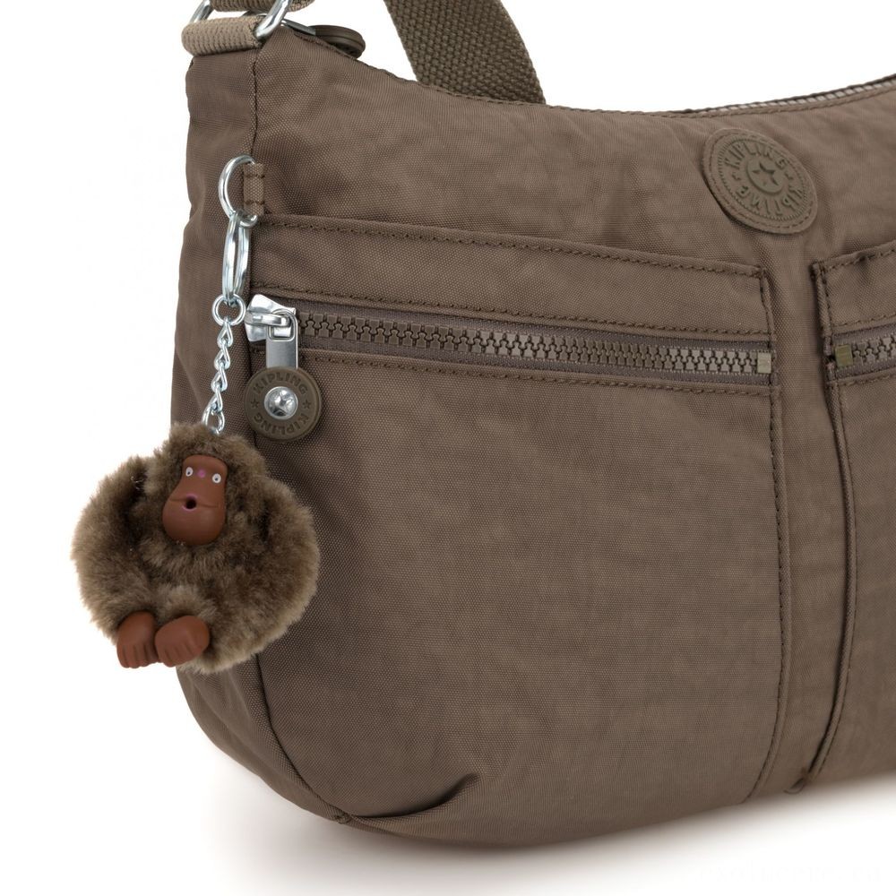 Exclusive Offer - Kipling IZELLAH Channel Around Body Handbag True Beige - Surprise Savings Saturday:£34