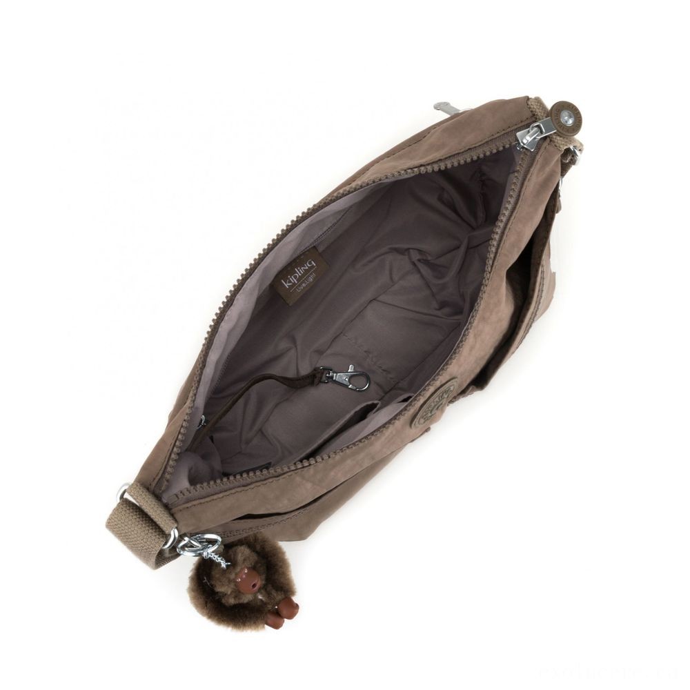 Hurry, Don't Miss Out! - Kipling IZELLAH Tool Throughout Body System Handbag Correct Light Tan - New Year's Savings Spectacular:£34[cobag5569li]