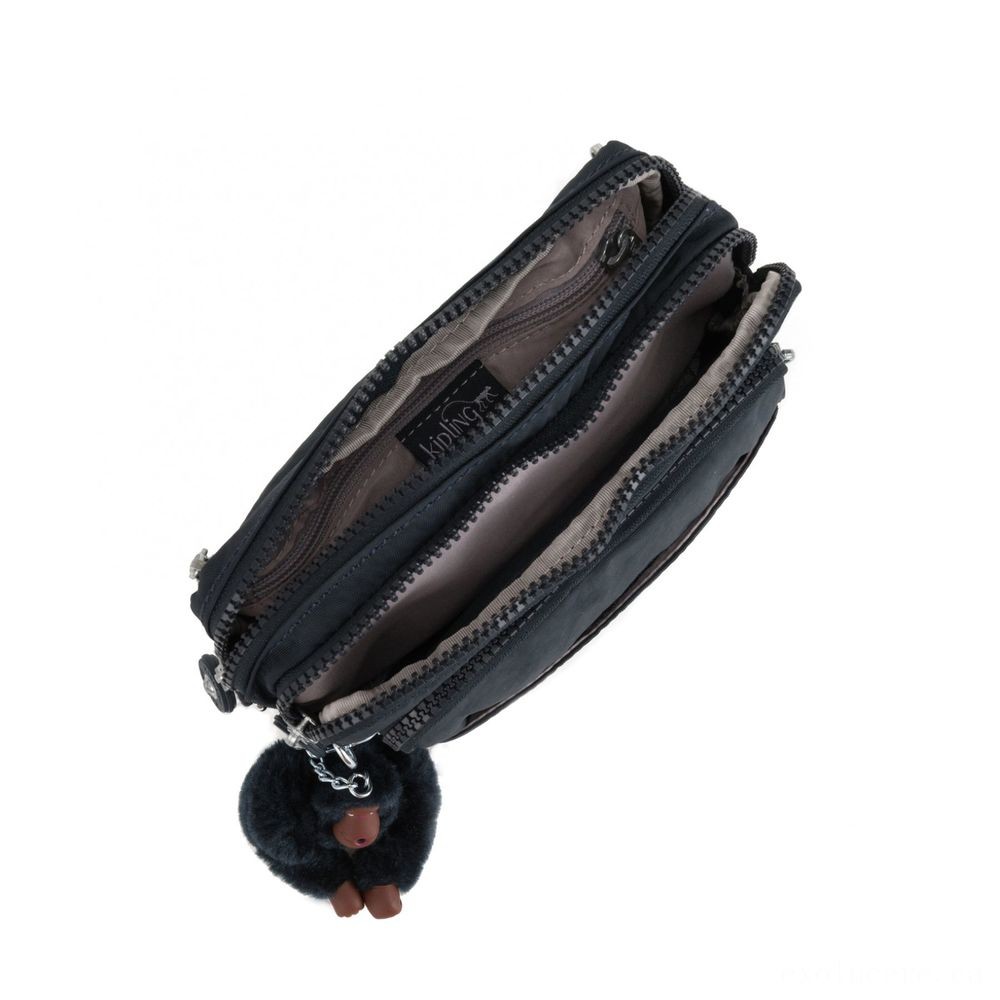 Internet Sale - Kipling MULTIPLE Waist Bag Convertible to Shoulder Bag Real Navy. - Weekend Windfall:£31