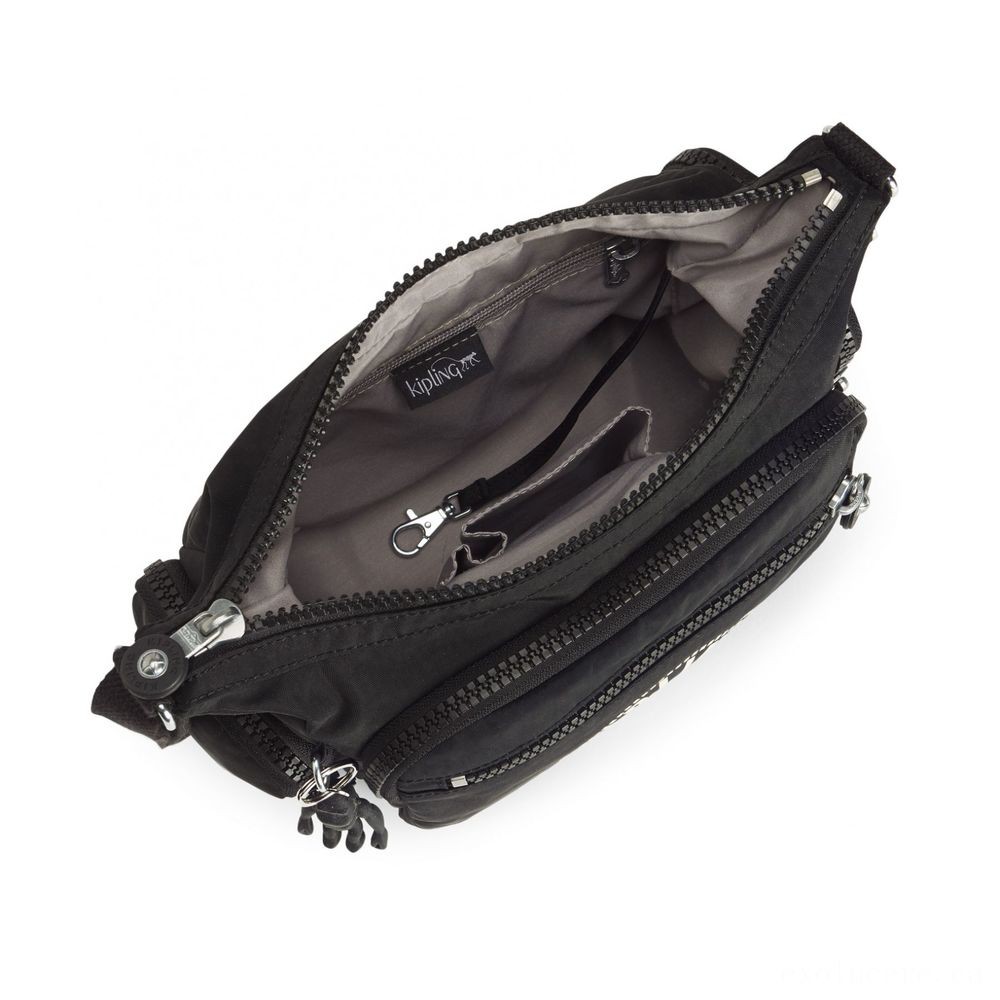 Kipling GABBIE S Crossbody Bag with Phone Chamber Lively Black.