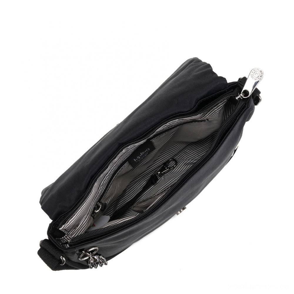 Halloween Sale - Kipling EARTHBEAT S Small Cross Physical Body Handbag Rich Black. - Clearance Carnival:£40[chbag5586ar]