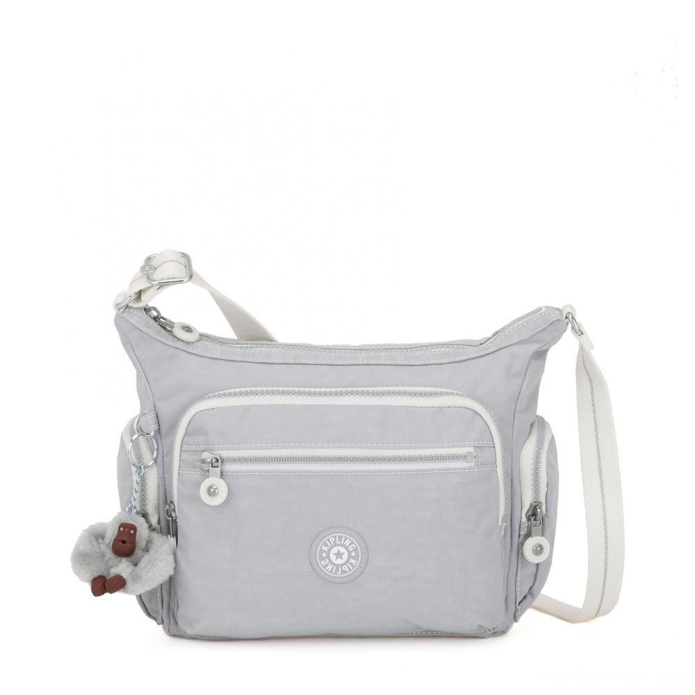 Last-Minute Gift Sale - Kipling GABBIE S Crossbody Bag with Phone Area Energetic Grey Bl. - Summer Savings Shindig:£20[labag5599ma]