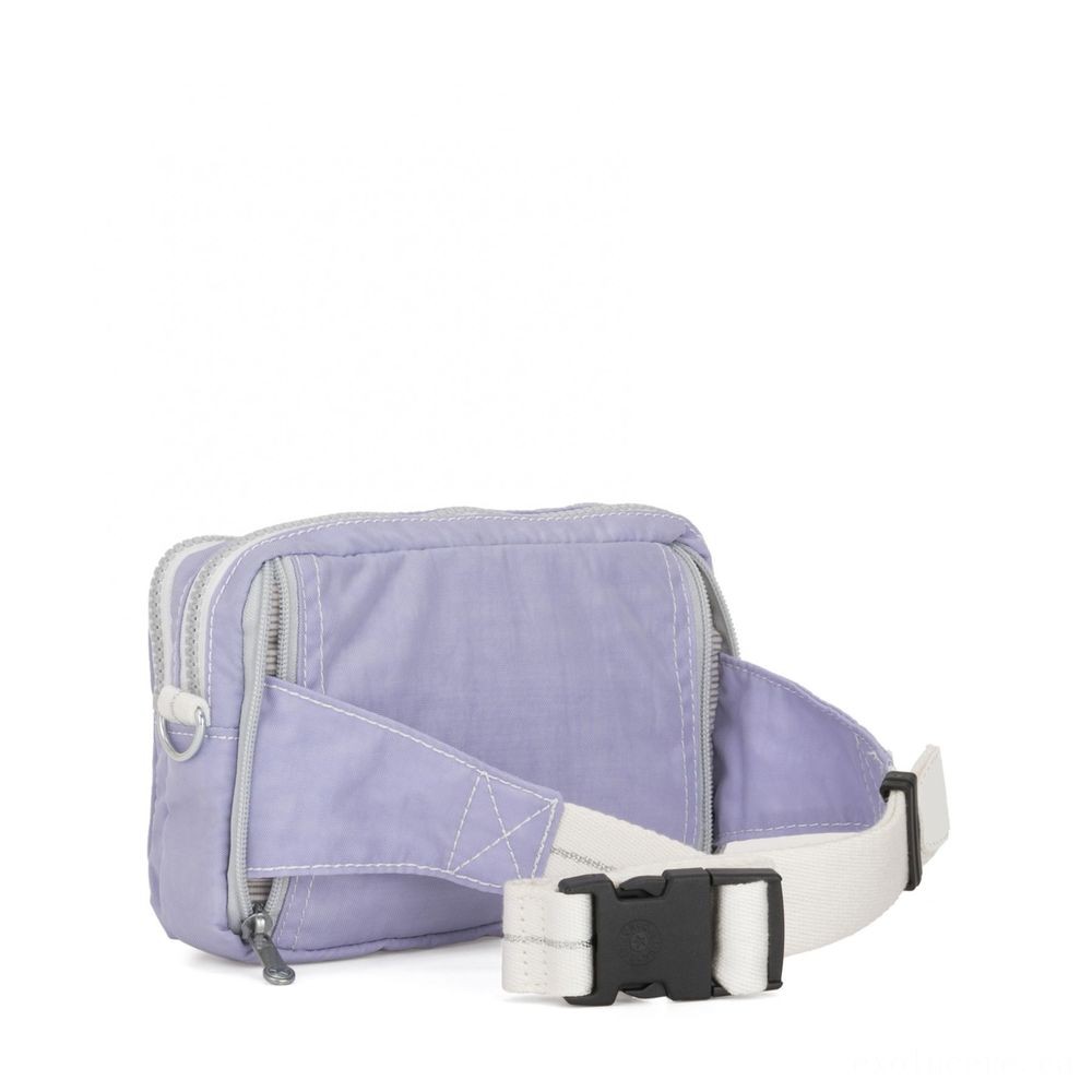 Kipling MULTIPLE Waistline Bag Convertible to Handbag Active Lavender Bl.