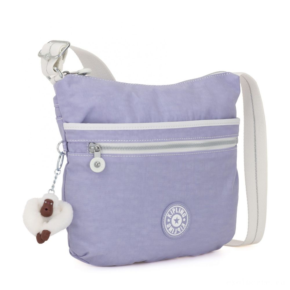 All Sales Final - Kipling ARTO Shoulder Bag Throughout Physical Body Energetic Lavender Bl. - Friends and Family Sale-A-Thon:£16[nebag5603ca]