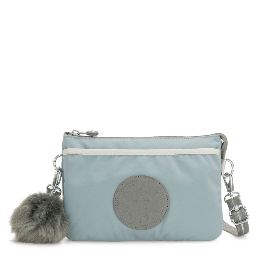 Kipling RIRI Small crossbody bag exchangeable to pouch Soft Green C.