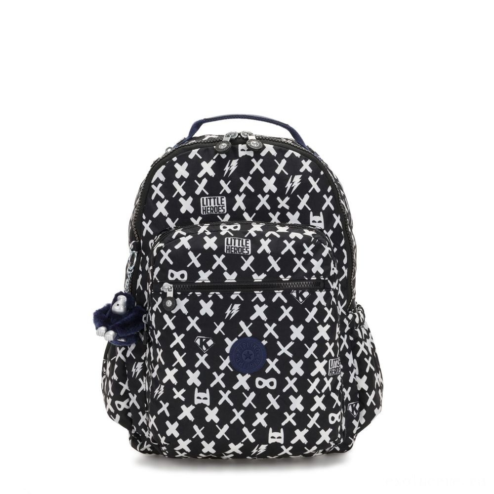 Kipling SEOUL GO Sizable Backpack along with Laptop Security Young Boy Hero