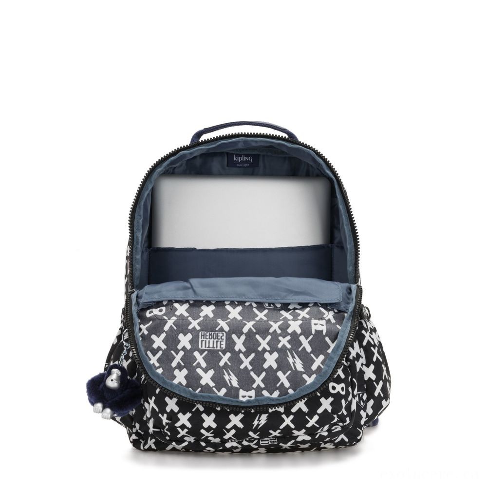 Half-Price Sale - Kipling SEOUL GO Huge Backpack with Laptop Computer Protection Kid Hero - Click and Collect Cash Cow:£46