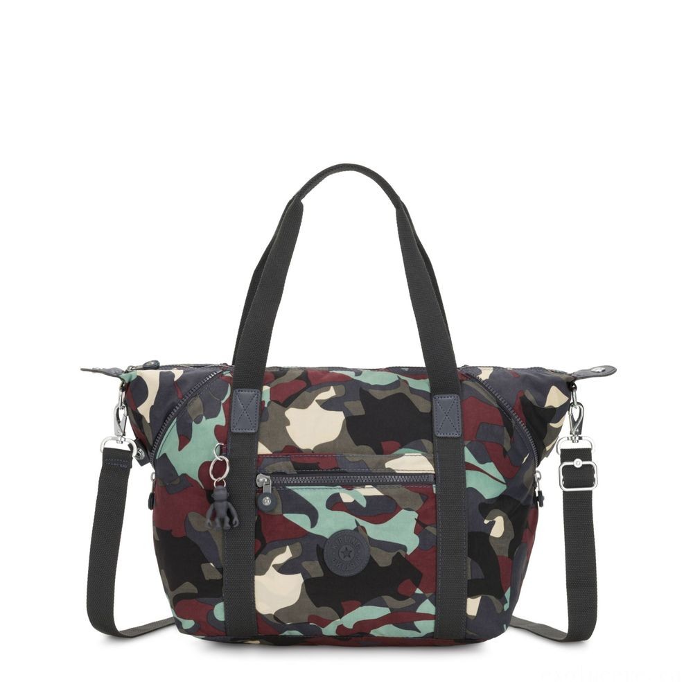 Spring Sale - Kipling ART Ladies Handbag Camouflage Huge. - End-of-Season Shindig:£44