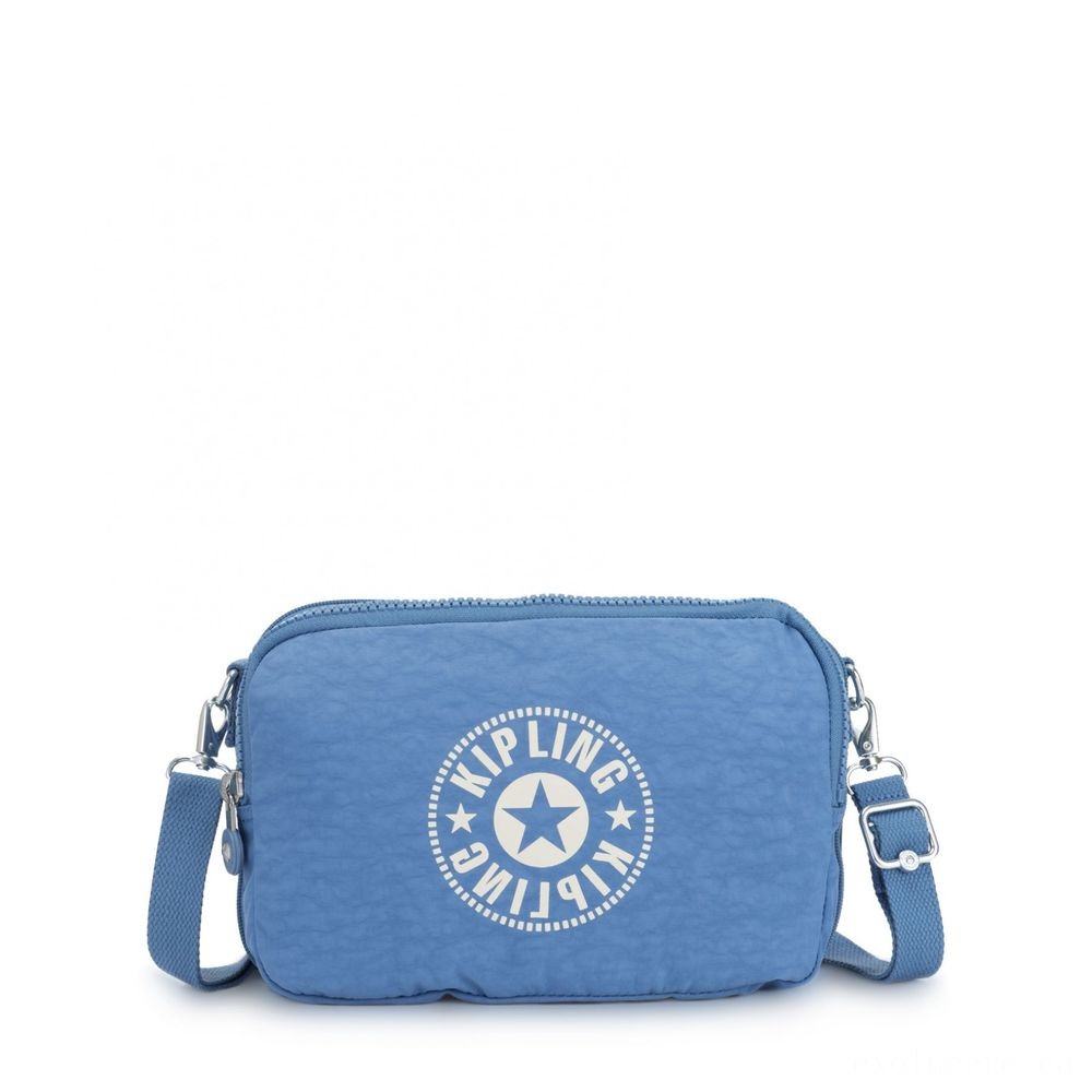 Gift Guide Sale - Kipling CLASSIC NIMAN LAYER 2-In-1 Convertible Crossbody Bag and also Backpack Dynamic Blue. - Mania:£23[labag5662ma]