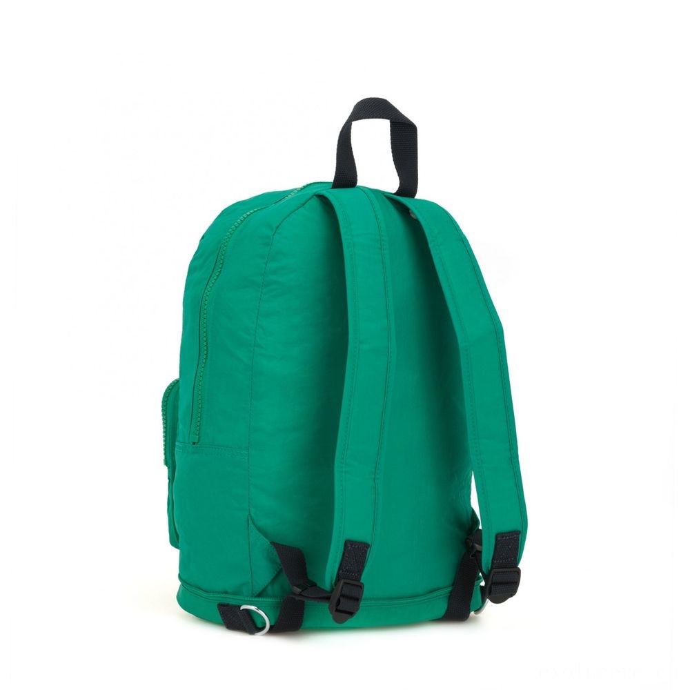 Kipling CLASSIC NIMAN CREASE 2-In-1 Convertible Crossbody Bag and also Backpack Lively Green.