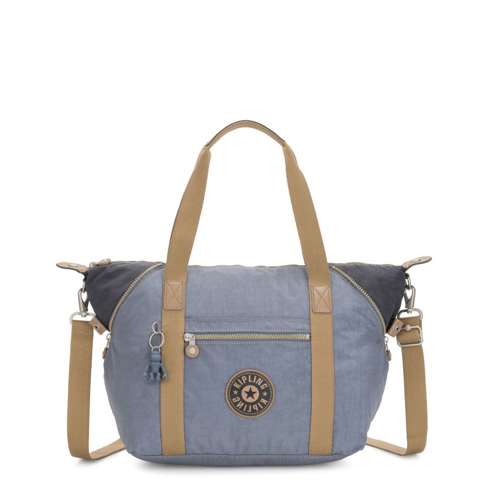 Liquidation Sale - Kipling Fine Art Ladies Handbag Rock Blue Block. - Extravaganza:£46