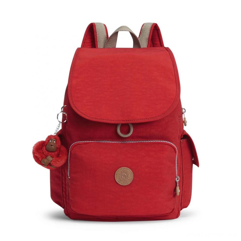 Kipling CITY PACK Crucial Backpack Real Red C.
