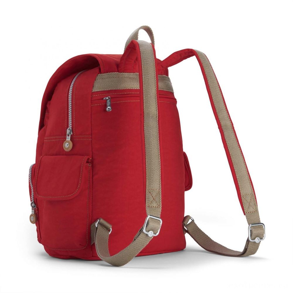 Kipling Urban Area PACK Necessary Backpack Real Red C.