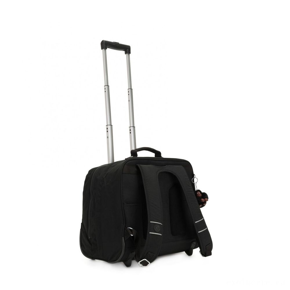 Curbside Pickup Sale - Kipling CLAS DALLIN Big Schoolbag along with Laptop Pc Protection Real Black. - Savings Spree-Tacular:£73[nebag5687ca]