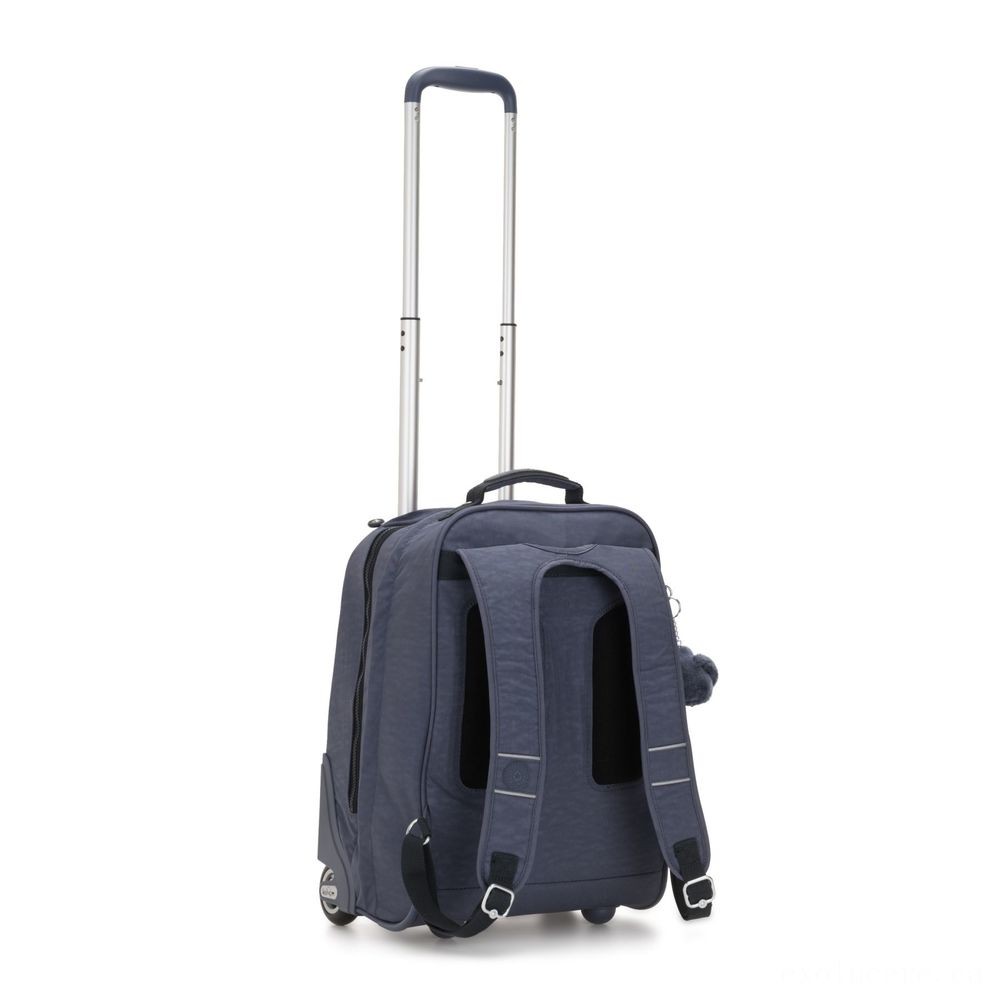 Kipling SOOBIN illumination Large rolled backpack with laptop computer security True Jeans.