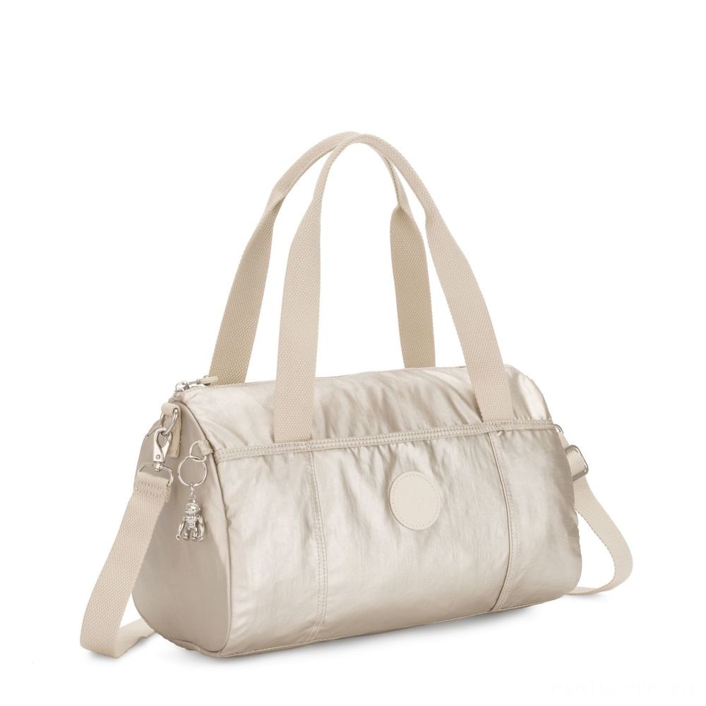 Clearance Sale - Kipling VITORIA Convertible extra CLOUD METAL - Off-the-Charts Occasion:£51